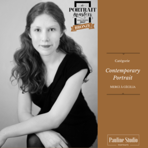 Accréditation - Portrait de Cécilia ayant obtenu un mérite de bronze aux Portrait Masters 2017